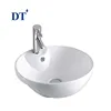 Freestanding types bathroom antique ceramic sanitary wares colored wash basin