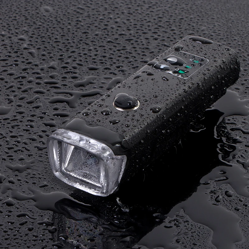 New Design Intelligent Induction USB Rechargeable Bike Light Waterproof LED Bicycle Headlight