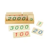 educational toys children toys Montessori 1-3000 digital card intelligence development play set for kids