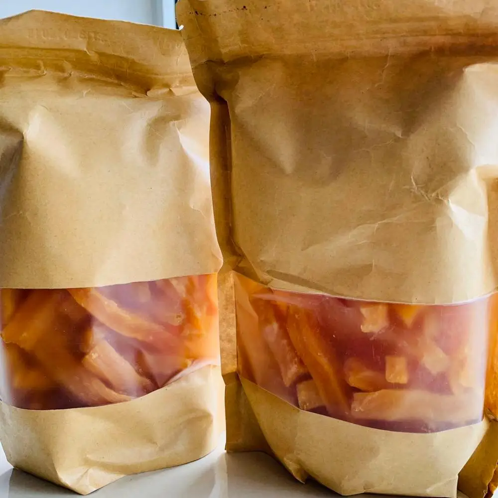 
Low sodium / zero additive dog healthy snacks dried sweet potato sticks half soft 