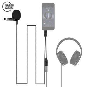 Condenser Clip On Lavalier Microphone Smartphones PC & Laptops
