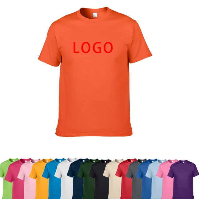 

High quality 100% Cotton T Shirt Custom Logo Design Sport T-Shirt Men and Women, Customizable