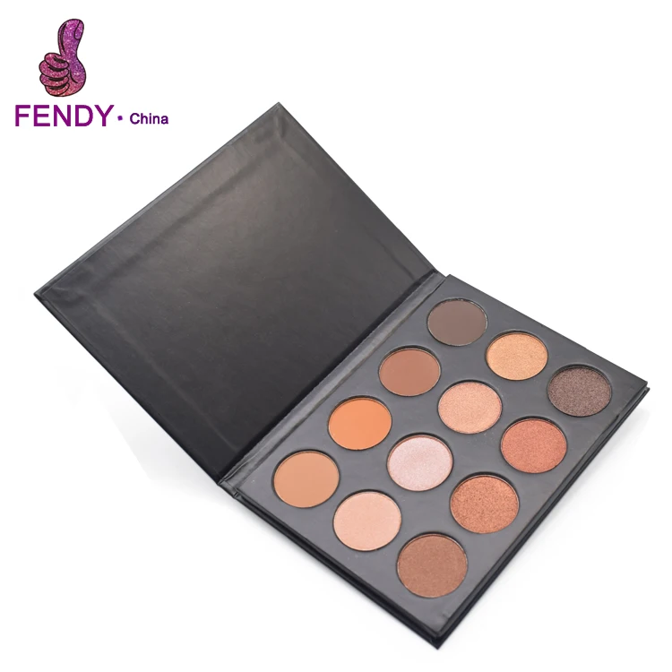 

Private logo 12 color eyeshadow palette pans metallic eyeshadow palette, Multi-color