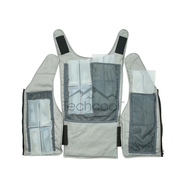 
Techcool Summer Cold Pack Gel Pad Ice Cooling Vest Without Ice Packs 