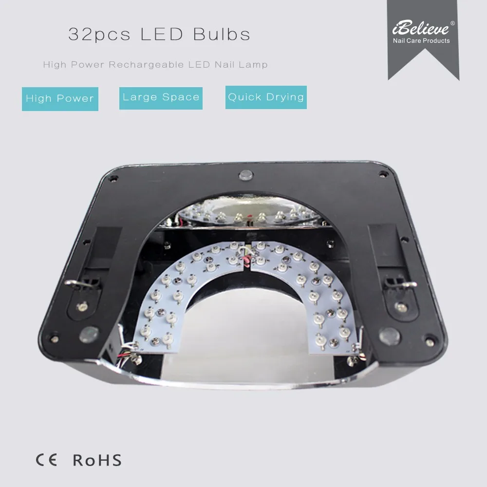 Durable Gel Light 64w Ibelieve Cordless Rechargeable Led Nail Lamp Tp83 Buy 64w Cordless