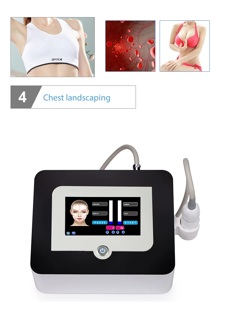 Portable V Max Hifu Face Lifting Wrinkle Removal Skin Body Tightening Beauty Machine