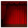 red white and blue backdrop decoration church stage velvet curtains and valances