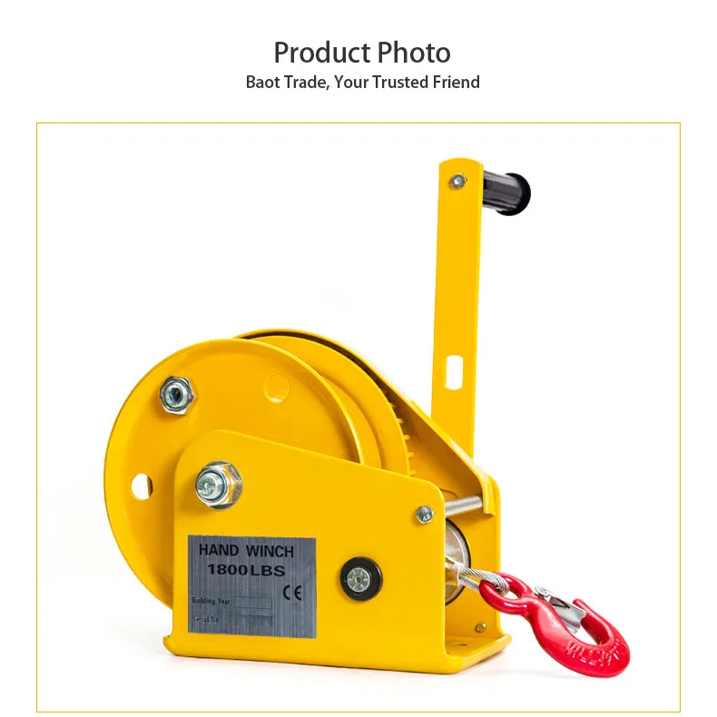 Reversible Small Crank Hand Winch For Lifting And Lowering Buy