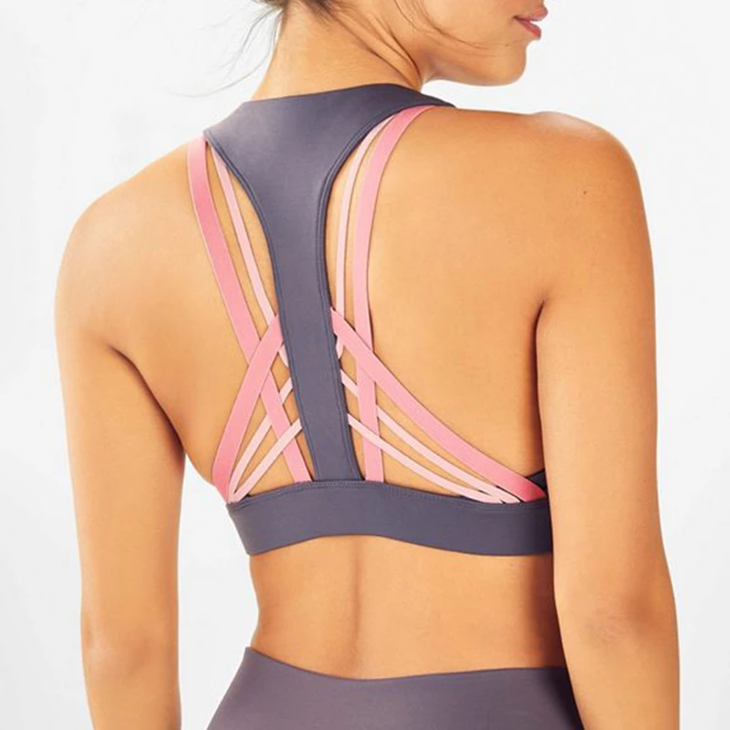 Womens Workout Nylon Spandex Zip Up Sports Bra Custom Legging Set Sportsbra Buy Sports Bra