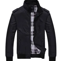 

New Latest Design Black Mens Bomber Jacket