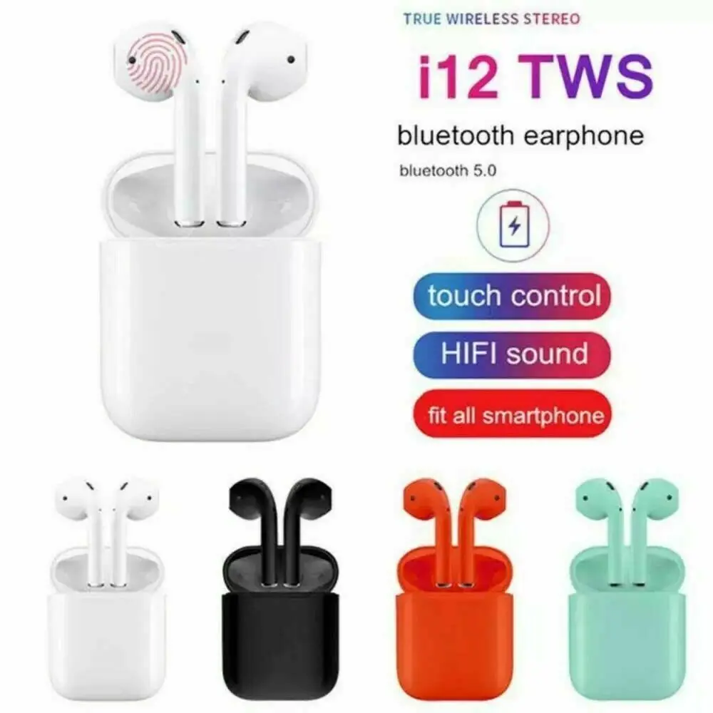 New Product I12 Tws Wireless Earbuds 5.0 Bt Earphone Touch Control Sport True Bt Headset - Buy High Quality Wireless Earbuds,Sport Headset,Earphone Headphone Product on Alibaba.com