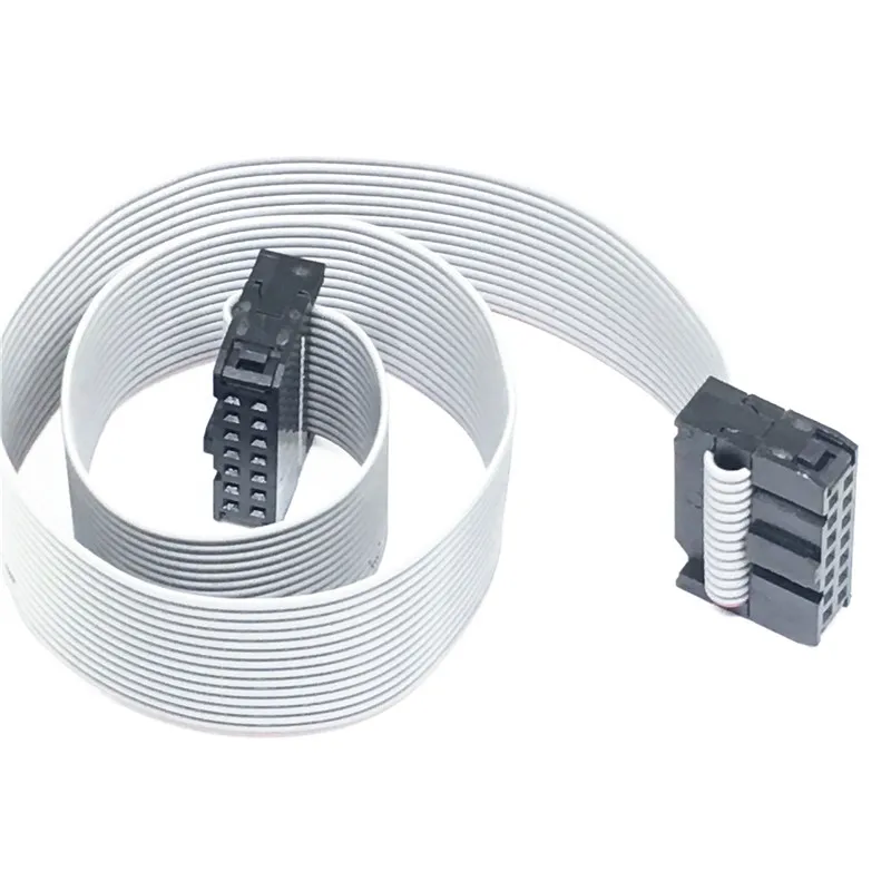 30cm FC-6 2.54mm AVR Download Cable Wire Connector Gray Flat Ribbon Various Type