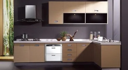 perabot dapur  desain  kabinet dapur  moden gloss tinggi  
