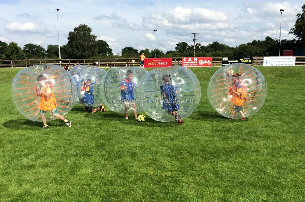 hola led knockers ball/football bubble for football team