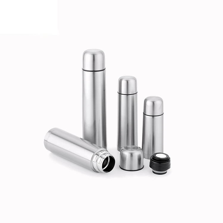 Stainless Steel Vacuum Bullet Thermos Flask With 350 Ml 500 Ml 750 Ml