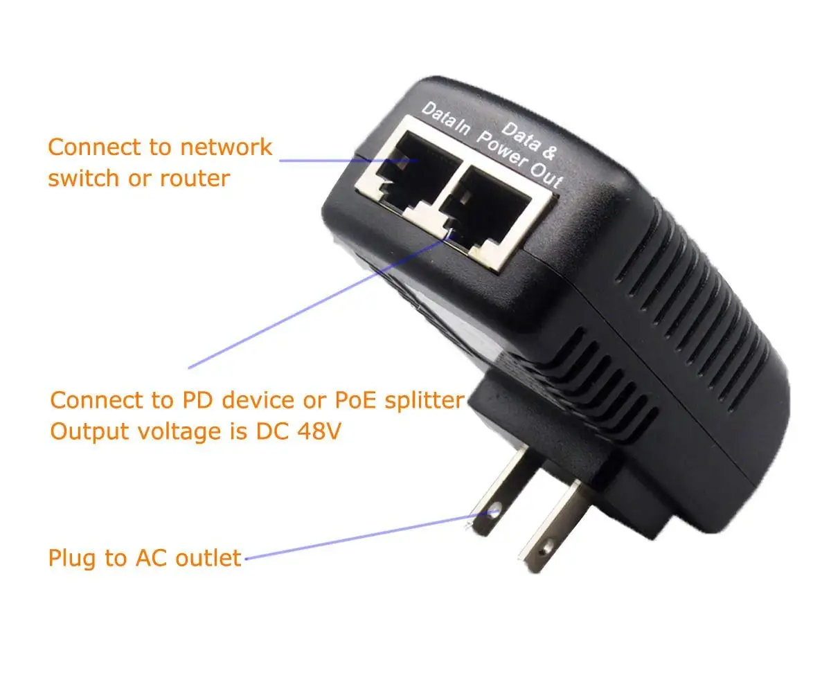 Инжектор poe 12v 2a