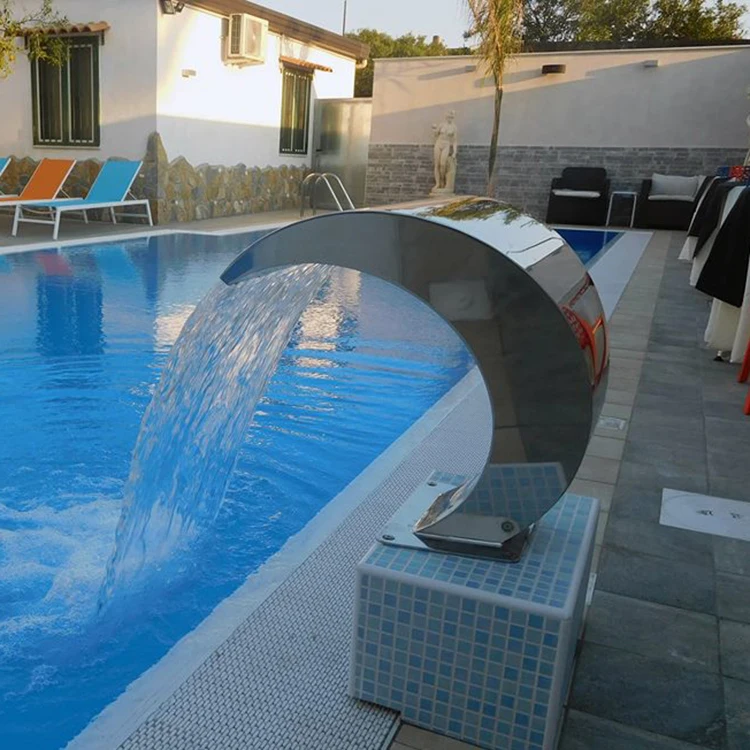 Guangzhou Manufacturer Stainless Steel 304 Pool Cascade Spa Jet Swimming Pool Waterfall Buy