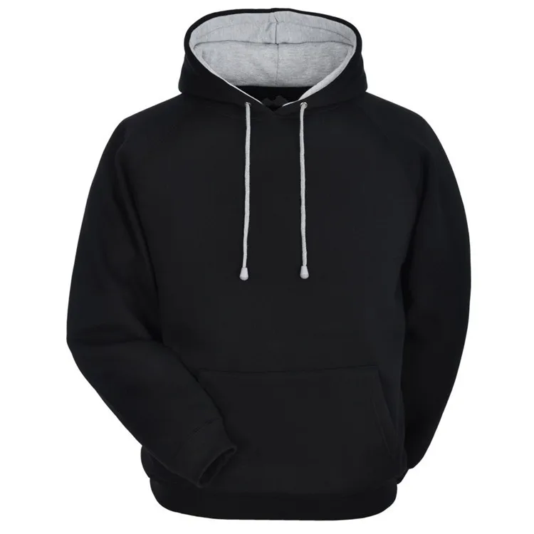 Wholesale Plain Black Hoodie/design Your Own Hoodie/no Zipper Hoodie Jacket - Buy Hoodie,Black ...