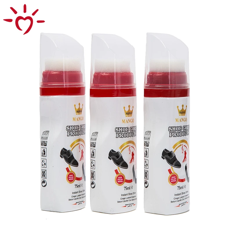 Emulsifying wax shine cleaner shoe polish custom shoe cleaner with applicator