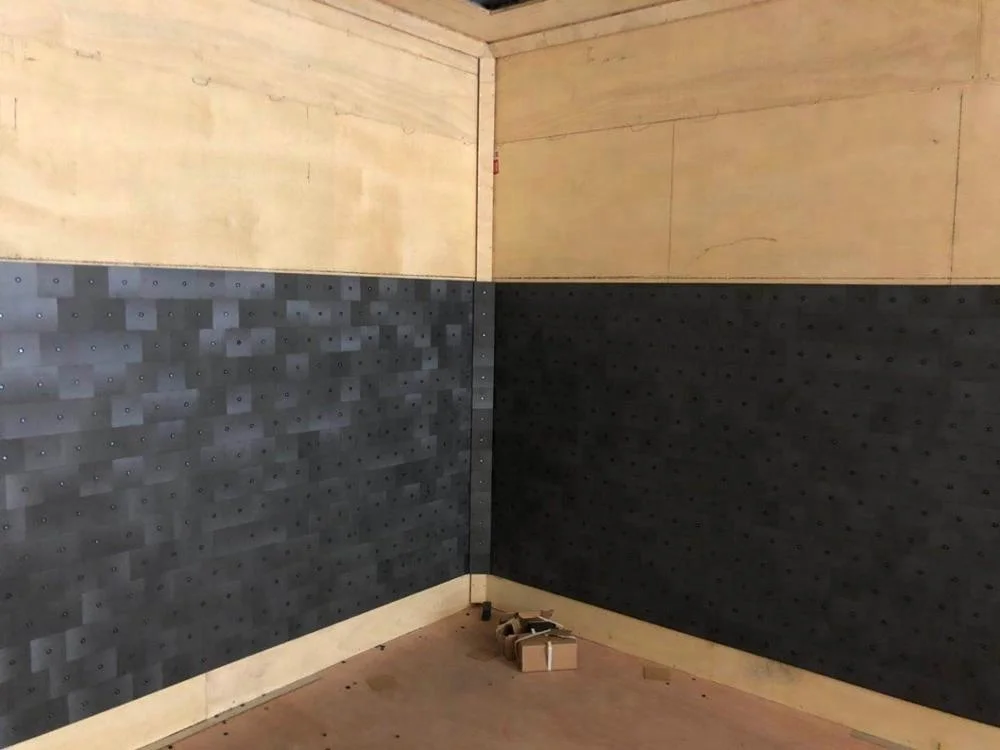 
6.7mm 5.5mm height EMC chamber ferrite tile for testing 