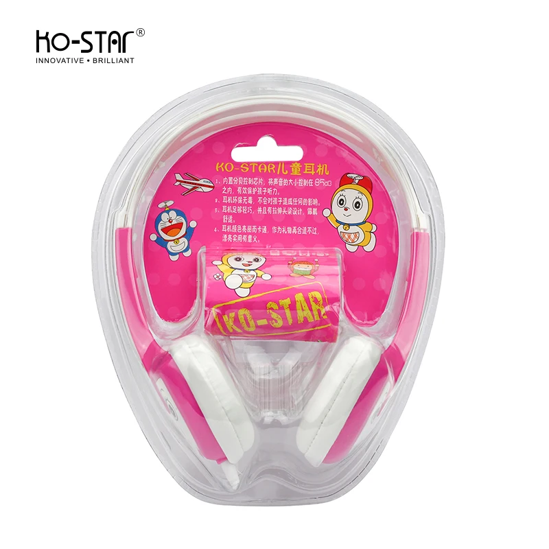 

KO-STAR Wired Headsets Comfortable Design Kids Fancy Headphones