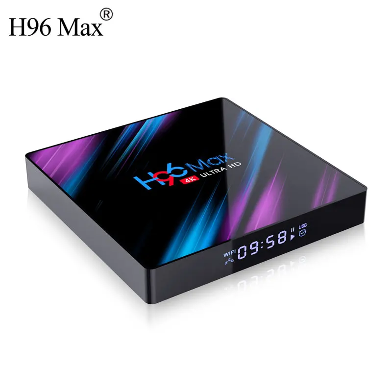Rockchip RK3318 Android 9.0 tv box H96 MAX 4GB 32/64GB quad core 4K full HD play set top box