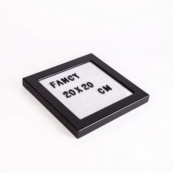 letter mini felt wood frame larger