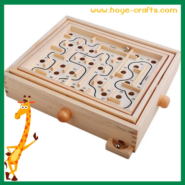 marble maze wooden