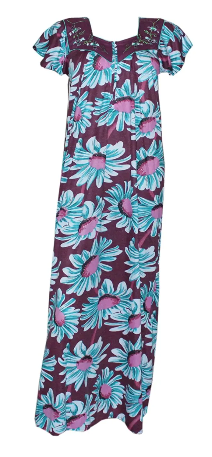 kaftan night gown cotton
