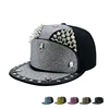 customize women mens hip hop punk style rivet diamond snapback caps hats