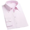 cotton bulk No pocket business long sleeve solid color men's dress shirts