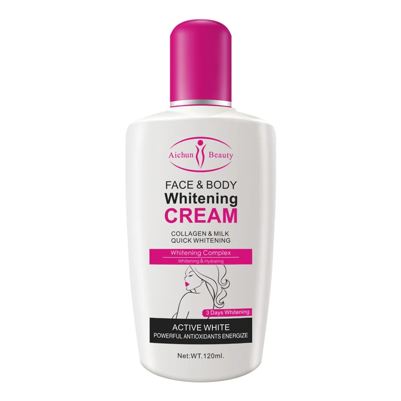 
Aichun beauty Best Moisturizing Quick 3 days Body Lotion Natural Care Black Skin Whitening Cream 