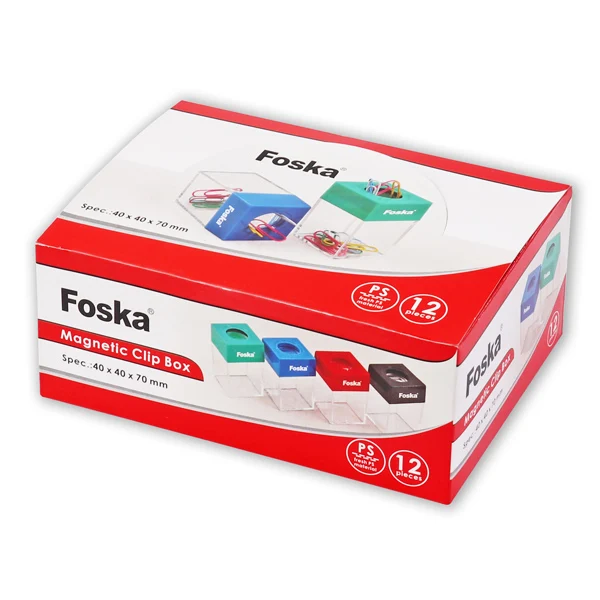 
Hote sale plastic Magnetic paper Clip box 