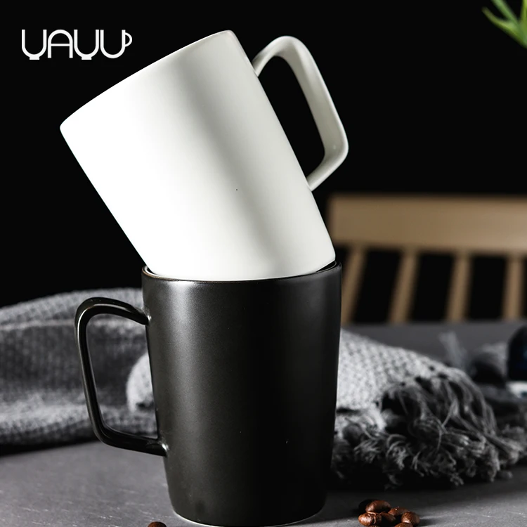 Modern style 350ml multi-colored quality cheap ceramic restaurant coffee mug.jpg