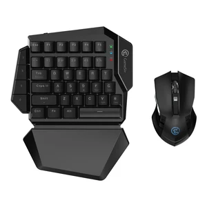Wireless One Handed Gaming Keyboard & Mouse Combo PUBG