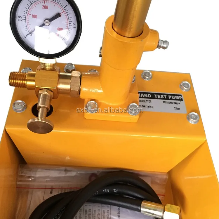 Philippines Hand Pumps Hydraulic Manual Hydrostatic Test Pump For Sale