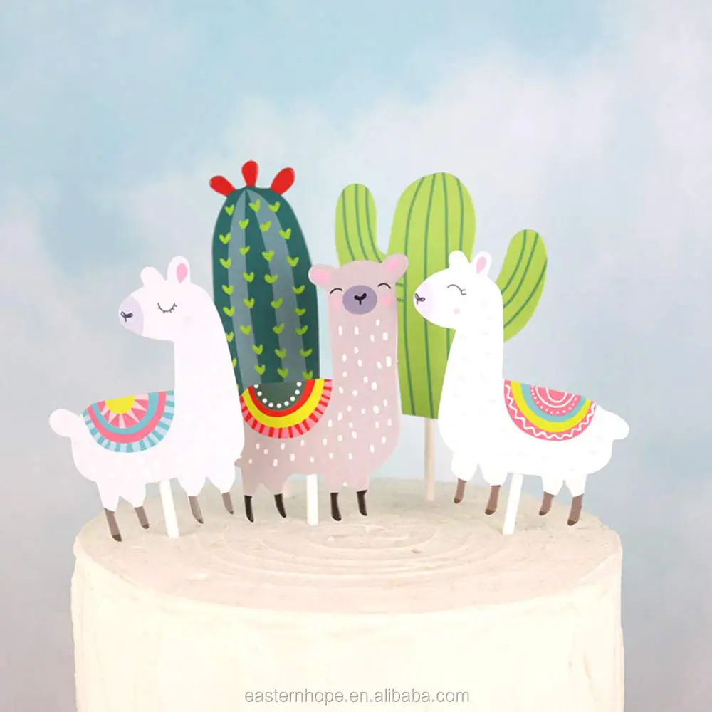 25 Pieces Mignon Lama Cactus Cupcake Alpaga Pics Cupcake Fete Mexicaine Theme Fete Bebe Douche Fete D Anniversaire Buy Caketopper A Gateaux De Cactus Toppers A Cupcakes Gateaux De Lama Product On Alibaba Com