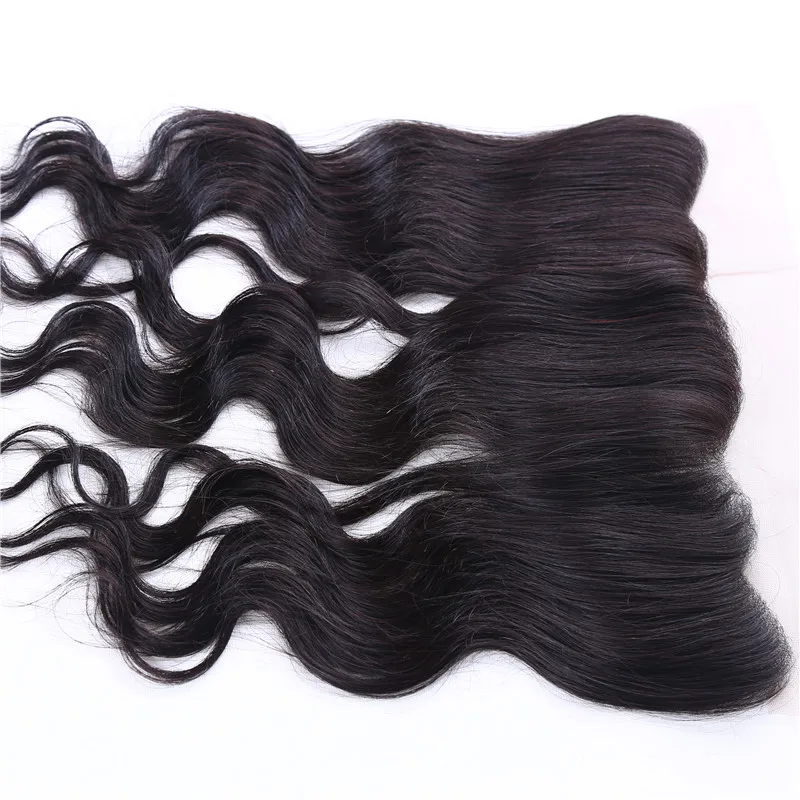 

Hot products human extension suppliers china brazilian hair body wave 7a ear to ear lace frontal closure natural hairline