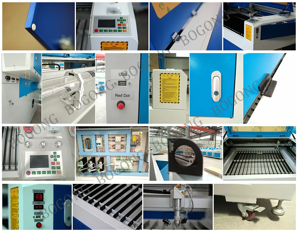 Reci Yongli EFR small size voiern wood laser engraving machine for stone leather for sale