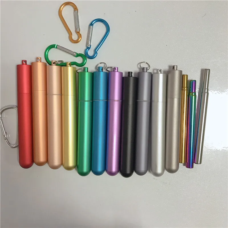 Amazon Telescopic Straw Collapsible Eco 304 Stainless Steel Reusable