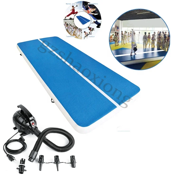 

10m 12m 15m GYM Tumbling Sports Mattress Tumble Dancing Yoga Gymnastics Mat Bouncing Inflatable Air Track Airtrack For Sale, Customized