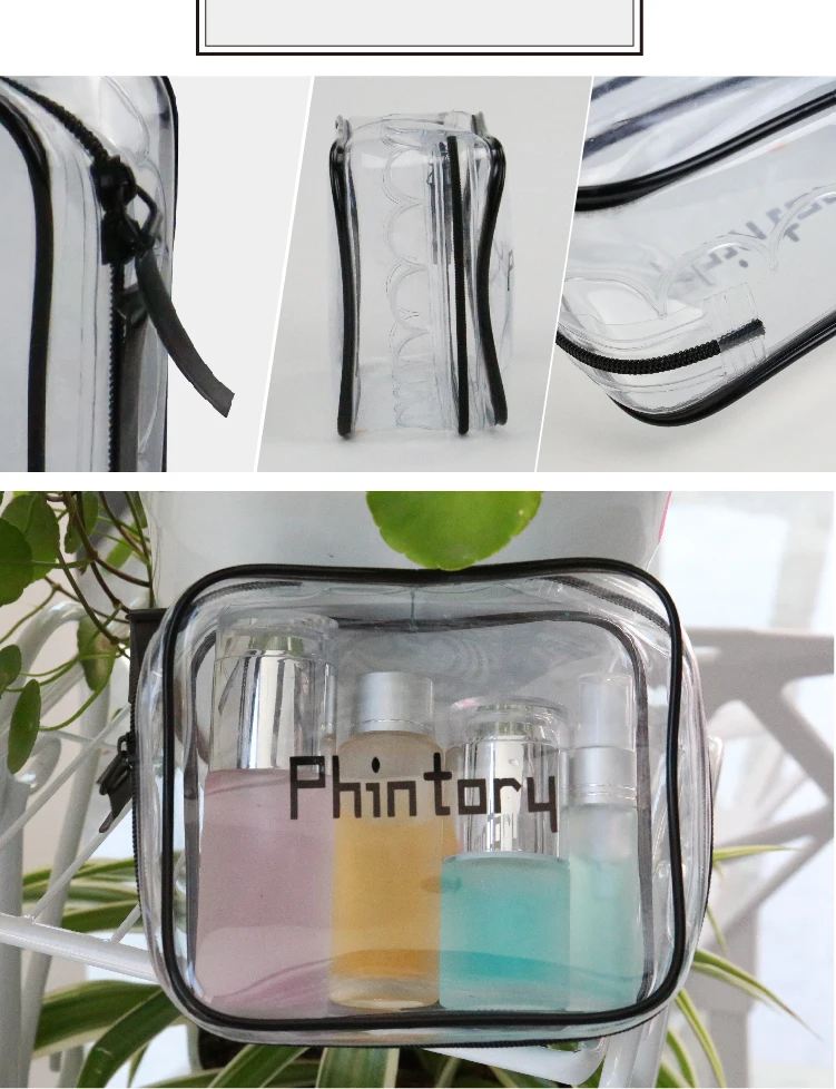 Wholesale Different Shape Type Transparent Pvc Pouch Bag Set For Travel ...