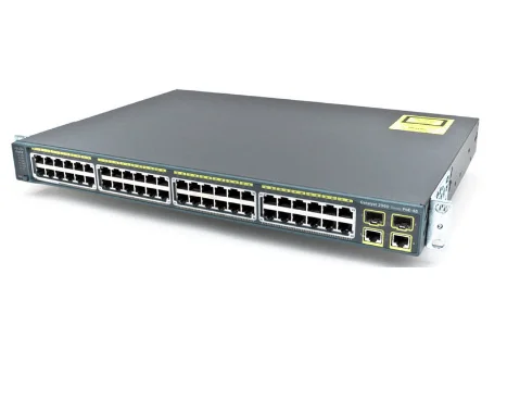 

C isco WS-C2960-48TT-L 2960 48 10/100 Ports + 2 1000BT LAN Base Switch