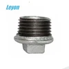 ANSI standard malleable iron plug female galvanized plug 291 hose plug with bspp thread