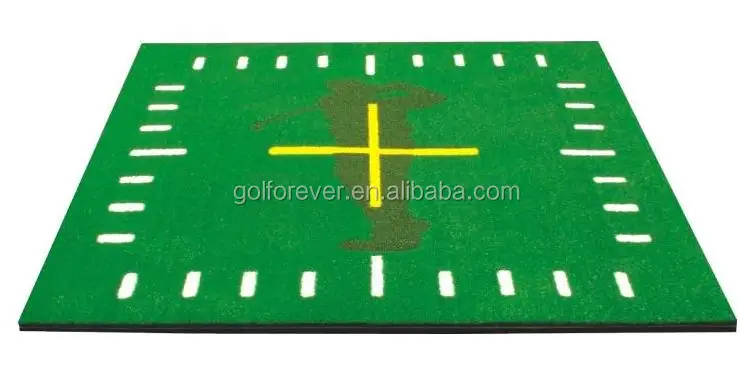 
A+B golf swing mat for driving range training 