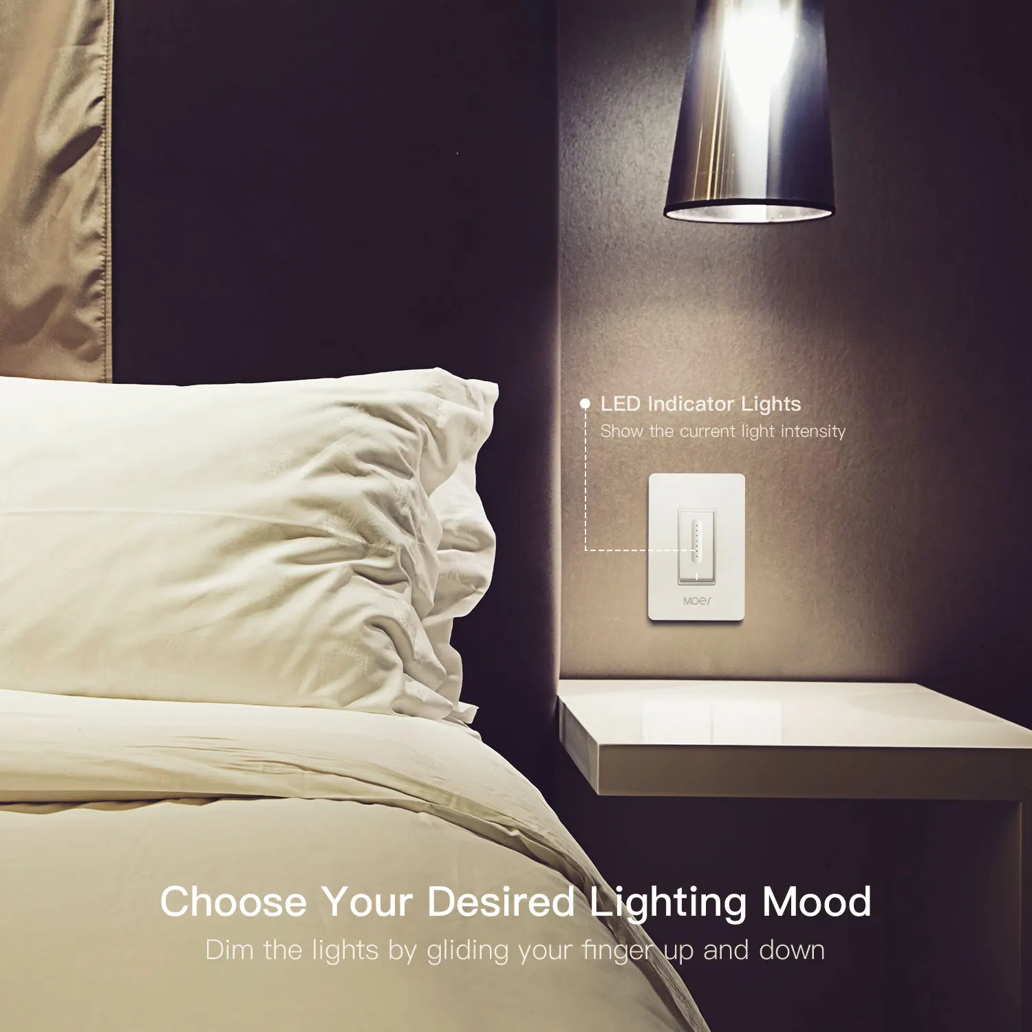 Wifi Smart Light Dimmer Switch Elegantly With Voice
