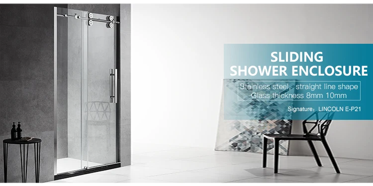 60 Inch Roll Top Sliding Glass Frameless Shower Door Buy