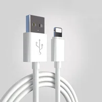 

For iPhone 8 X XS TPE mfi certified charging usb data cable 2.1A super speed mobile phone charging usb cable Integrated molding