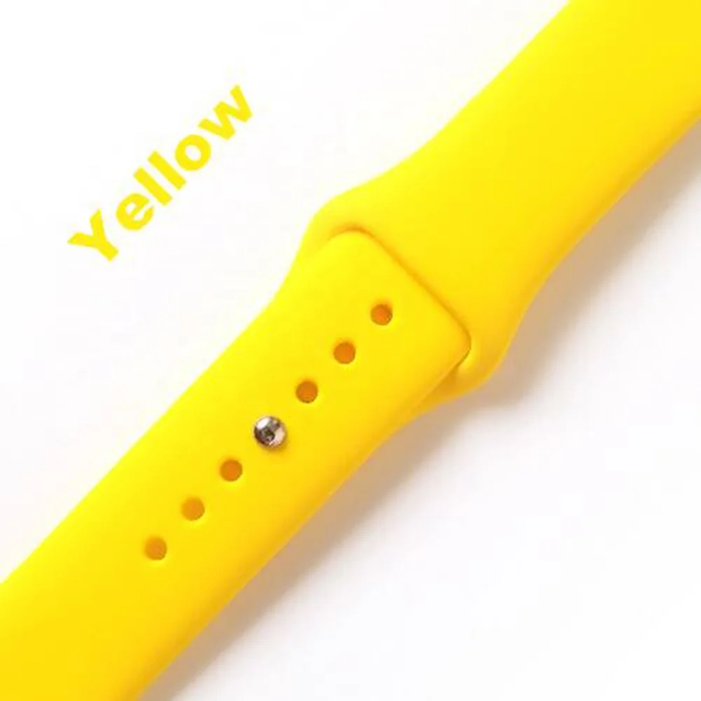 

IVANHOE For Apple Watch Band 44mm 42mm 40mm 38mm Silicone Replacement Sport Strap For iWatch Bands Women Men, Multi-color optional or customized