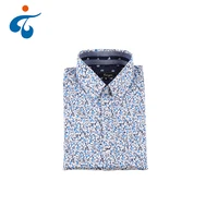 

Customized professional wholesale cotton printed men's dress shirt long sleeve